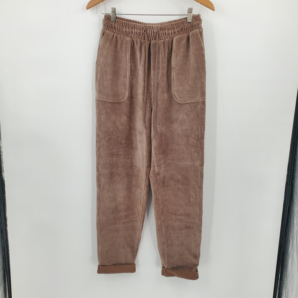♧♧ Zenana Brown Corduroy Joggers Size Small